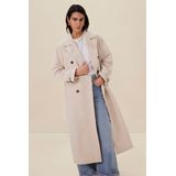 Sissy-Boy - Trenchcoat - Beige - Met Ceintuur