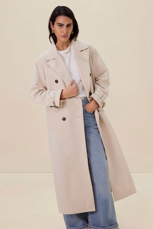 Sissy-Boy - Trenchcoat - Beige - Met Ceintuur