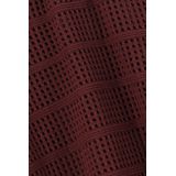 Sissy-Boy - Donkerrode - Gebreide Trui - Korte Mouwen