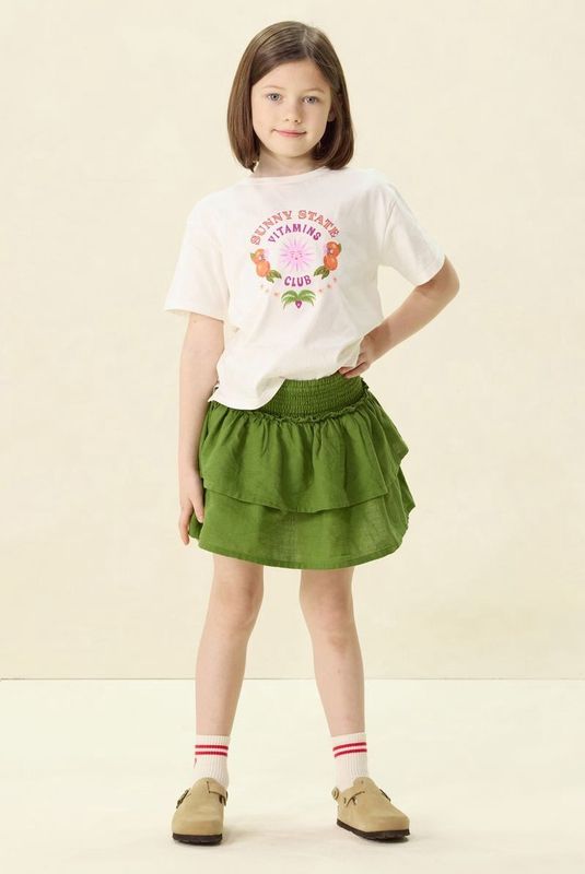 Sissy-Boy - A-lijnrok - Groen - Katoen