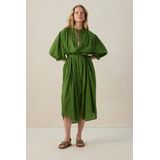 Sissy-Boy - Groene Jurk - Midi-lengte - Met Ceintuur