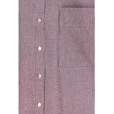 Sissy-Boy - Donkerrode Blouse - Korte Mouwen - Gestreept