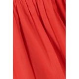 Sissy-Boy - Jerseyjurk - Rood - Korte Pasvorm - Korte Pofmouwen - V-halslijn met Striksluiting