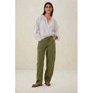 Sissy-Boy - Blouse - Wit - Knoopdetail