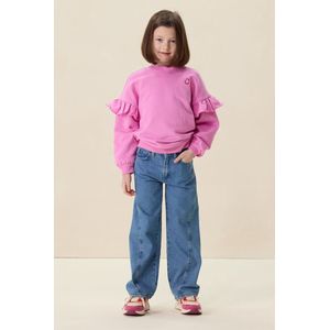 Sissy-Boy - Oversized Sweater - Roze - Met Ruffles
