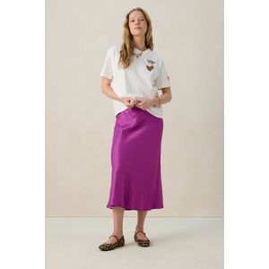 Sissy-Boy - Midi Rok - Paars - 100% Viscose