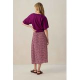 Sissy-Boy - Midi Rok - Donkerpaarse - Met Print