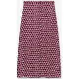 Sissy-Boy - Midi Rok - Donkerpaarse - Met Print