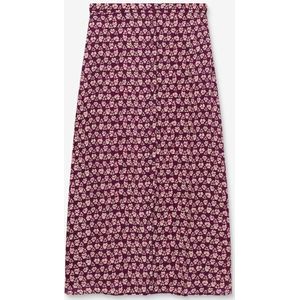 Sissy-Boy - Midi Rok - Donkerpaarse - Met Print