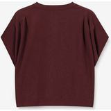 Sissy-Boy - Boxy T-shirt - Donkerrood - 100% Katoen