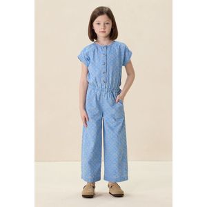 Sissy-Boy - Jumpsuit - Blauw - Denim - Met Print