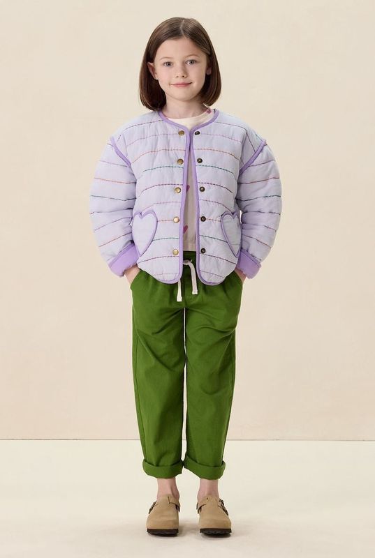 Sissy-Boy - Padded Jack - Lichtpaarse - Met Opgestikte Hartvormige Zakken