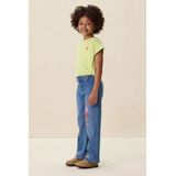 Sissy-Boy - Wide Leg Jeans - Blauw - Met Embroidery