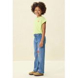 Sissy-Boy - Wide Leg Jeans - Blauw - Met Embroidery