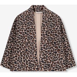 Sissy-Boy - Bruine Padded Jack met Leopard Print