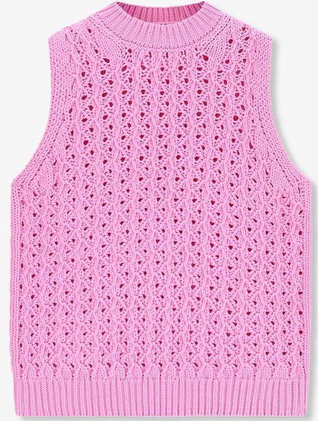 Sissy-Boy - Gebreide Spencer - Roze - 55% Katoen 45% Polyamide