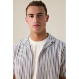 Sissy-Boy - Overhemd - Donkerblauw - 100% Katoen - Korte Mouwen