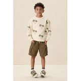 Witte sweater met palmboom