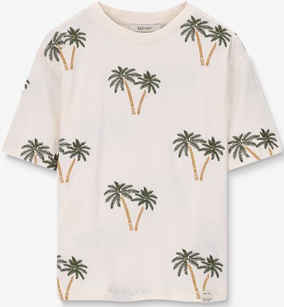 Sissy-Boy - T-shirt - Wit - Palmboom Embroidery