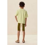 Groen gestreepte shorts