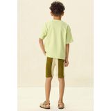 Groen gestreepte shorts