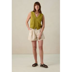 Sissy-Boy - Lichtgroen - Gilet - Fijn Gebreid