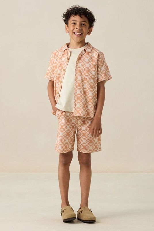 Sissy-Boy - Korte Broeken - Oranje - Smiley Print