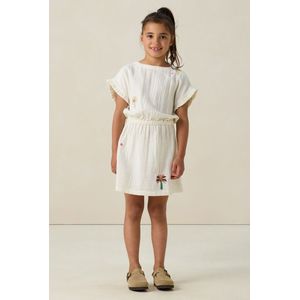 Sissy-Boy - Jurk - Wit - Met All-over Embroidery
