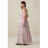 Sissy-Boy - Maxi Jurk - Multicolour - Spaghettibandjes - Gelaagd Model