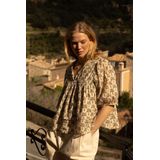 Blouse - Multicolour - Palmboomprint