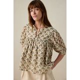 Blouse - Multicolour - Palmboomprint