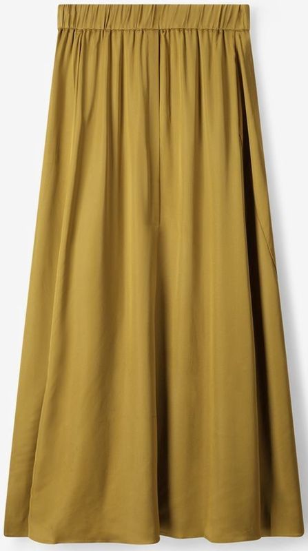 Sissy-Boy - Lichtgroene satijnen maxi rok