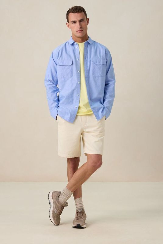 Sissy-Boy - Overhemd - Lichtblauw - Katoen