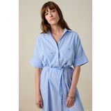 Sissy-Boy - Gestreepte Jurk - Blauw - Maxi-lengte - Pailletten