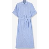 Sissy-Boy - Gestreepte Jurk - Blauw - Maxi-lengte - Pailletten