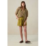 Sissy-Boy - Gebreid Vest - Groen - Met Strepen