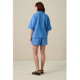 Sissy-Boy - Korte Broek - Blauw - Mousseline Stof