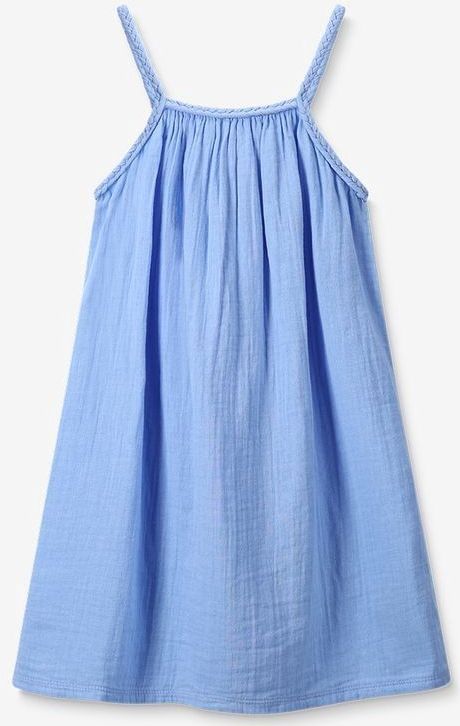 Sissy-Boy - Jurk - Lichtblauw - Spaghettibandjes - Mini-lengte