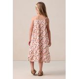 Sissy-Boy - A-lijn Jurk - Wit - Kersen Print - Maxi-lengte