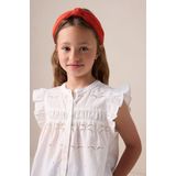 Sissy-Boy - Blouse - Wit - Palmboom Print