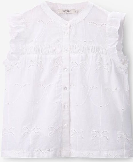 Sissy-Boy - Blouse - Wit - Palmboom Print