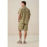 Sissy-Boy - Overhemd - Groen - Korte Mouwen - Relaxed Fit