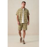 Sissy-Boy - Overhemd - Groen - Korte Mouwen - Relaxed Fit