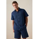 Sissy-Boy - Overhemd - Donkerblauw - Gestreept