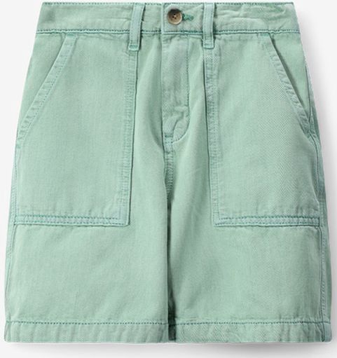 Sissy-Boy - Korte Broek - Groen - Regular Fit - Opgestikte Zakken