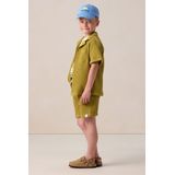 Sissy-Boy - Overhemd - Lichtgroen - 100% Katoen - Korte Mouwen, Knoopsluiting, Borstzak