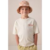 Sissy-Boy - Beige oversized T-shirt met artwork