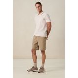 Beige badstof polo