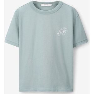 Sissy-Boy - Oversized T-shirt - Blauw - 100% Katoen - Surf Artwork