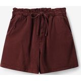 Sissy-Boy - Korte Broek - Donkerrood - Mid Waist - Elastische Tailleband